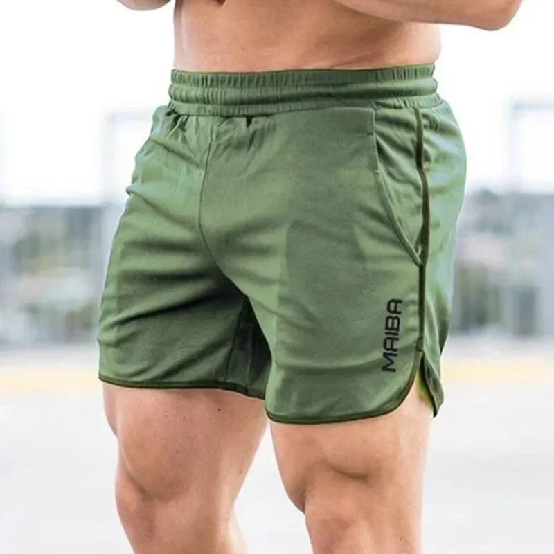 Shorts de sport d'été hommes Fitness pantalons de survêtement musculation pantalons courts hommes gy