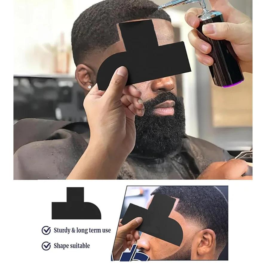 Outil professionnel pour la mise en forme de la barbe, carte de modelage pour une définition précise