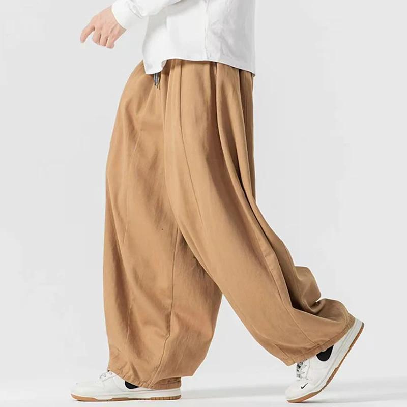 Pantalon Harem Décontracté Homme Grande Taille Nouvelle Collection Printemps 2026 Style Simple Stree