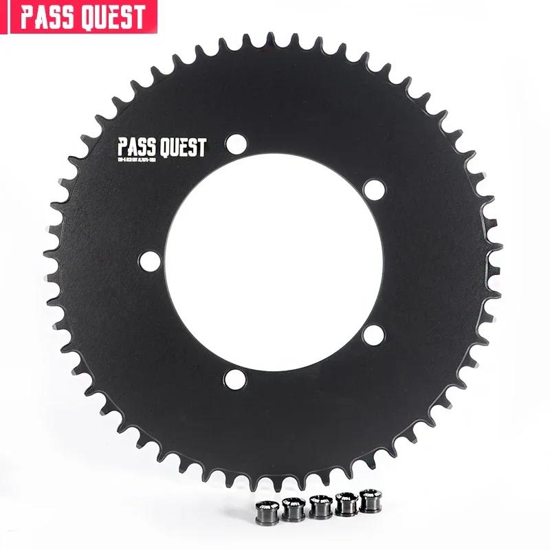 PASS QUEST 130BCD plateau 5 griffes disque fermé rond/ovale 42/44/46/48/50/52/54/56/58/60T pour péda