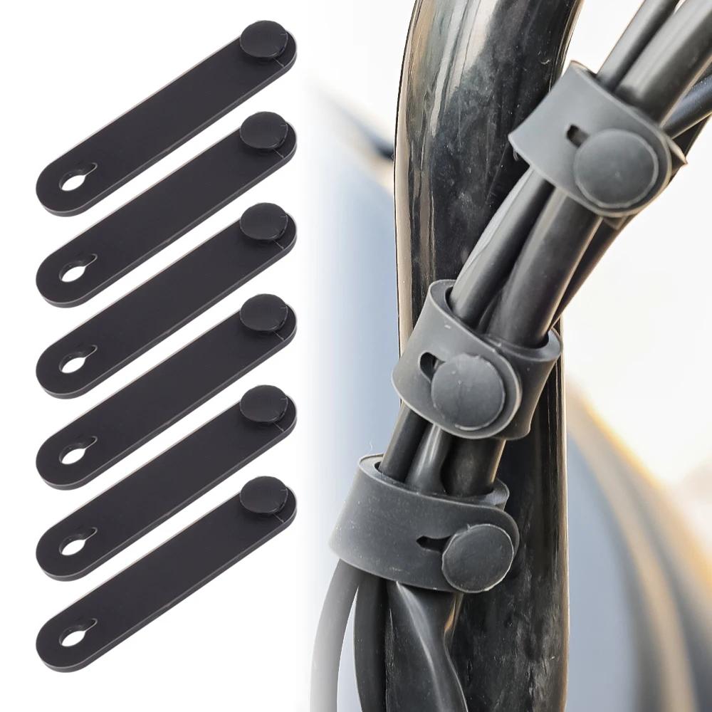 Bandes de caoutchouc de moto pour cadre de fixation attaches de câble câbles de faisceau de câblage