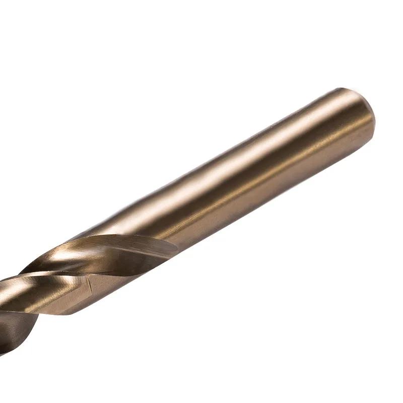 Foret hélicoïdal en Cobalt M35 de 0.6mm-25mm, forage métallique en acier rapide pour acier inoxydabl