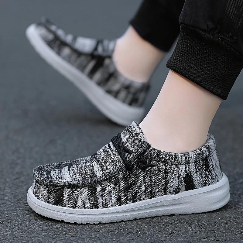 Mocassins pour enfants, baskets plates pour garçons, chaussures décontractées pour enfants en bas âg