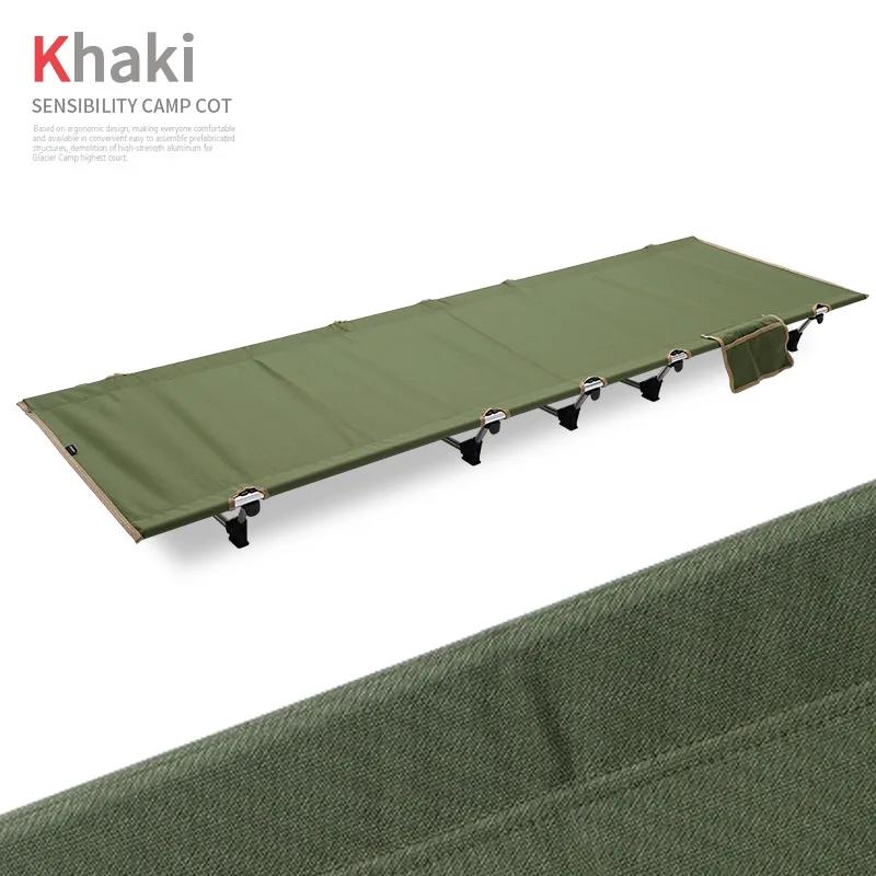 Lit pliant de Camping 185cm, tente de couchage extérieure pour une personne