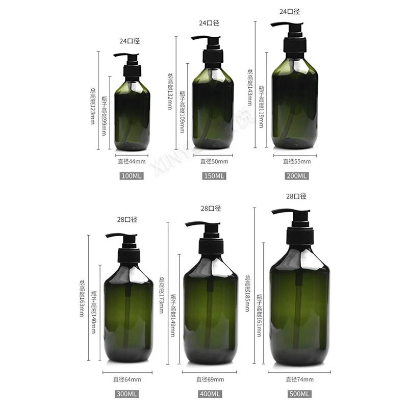 AfricPŽ- Récipient liquide en plastique, distributeur de gel douche HI, shampoing au quotidien, vais