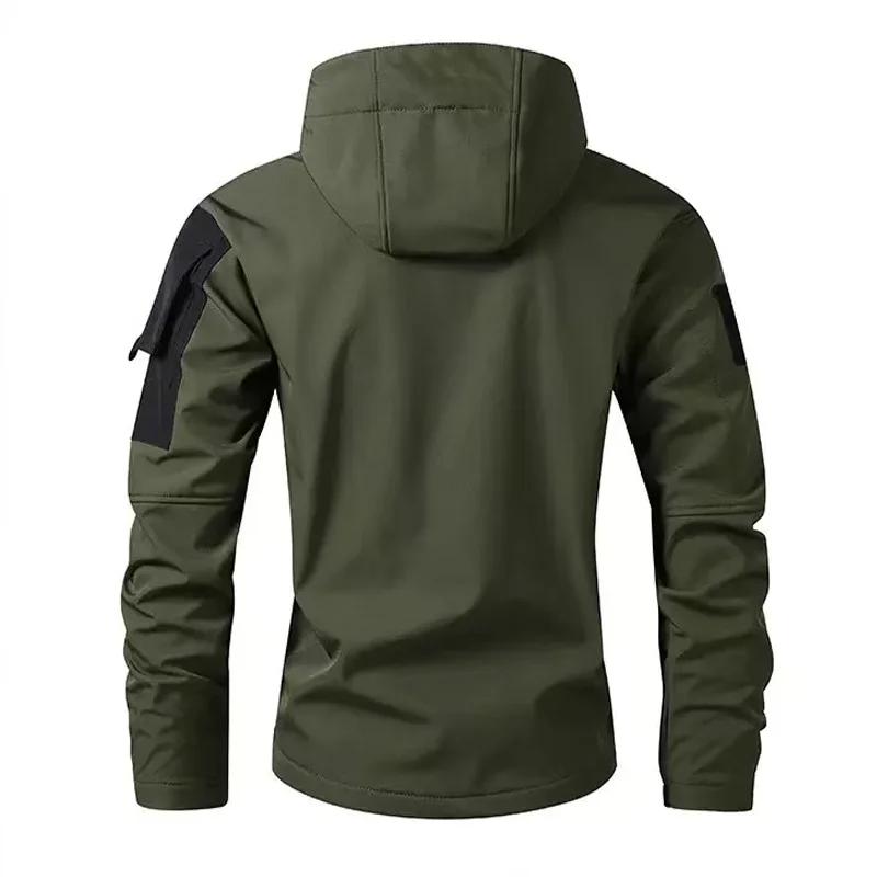 Vestes imperméables en polaire pour hommes, tactiques militaires, hiver et automne, sport, randonnée
