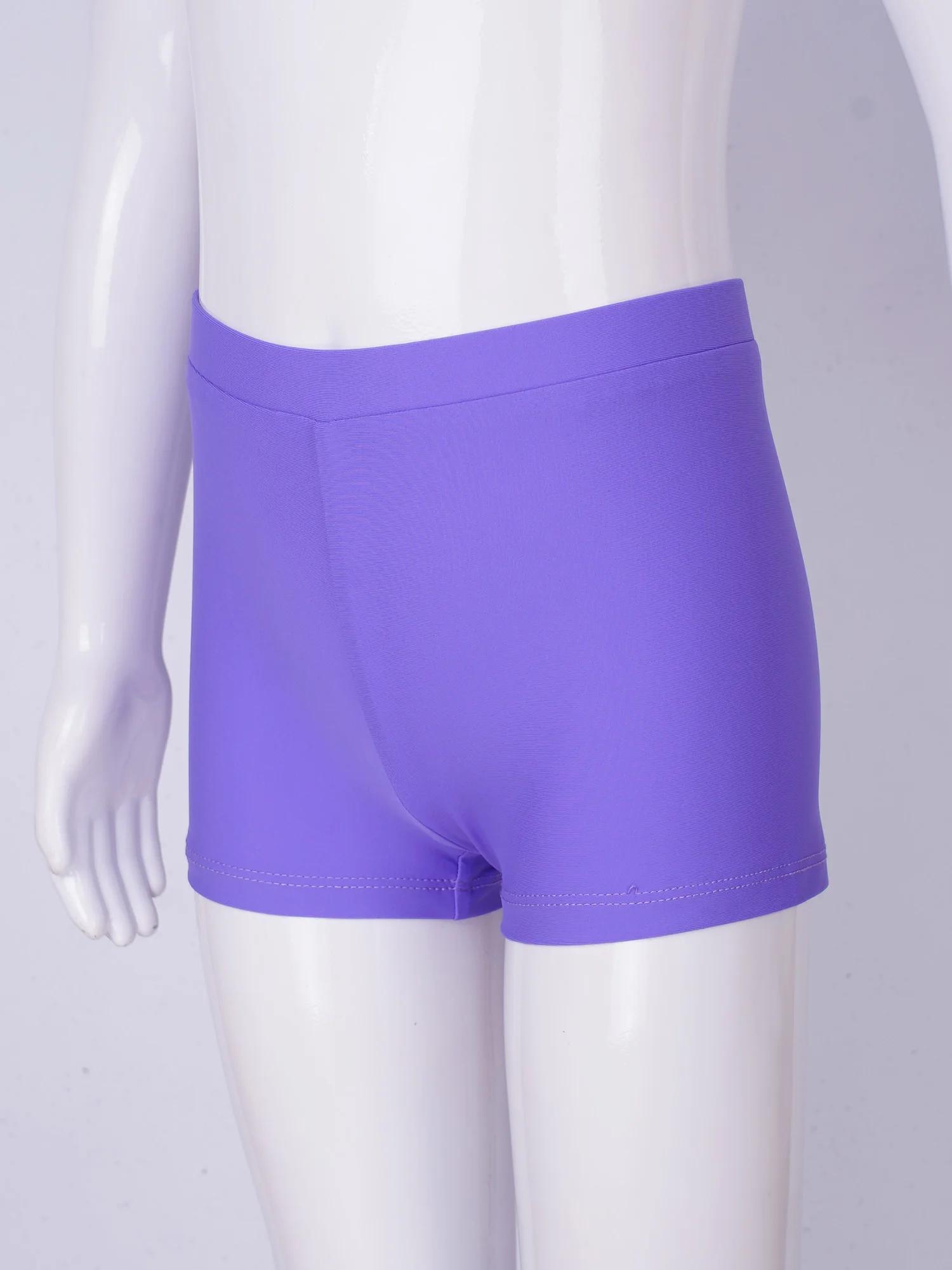 Maillot de bain couleur bonbon pour filles, short de planche élastique à séchage rapide, Protection