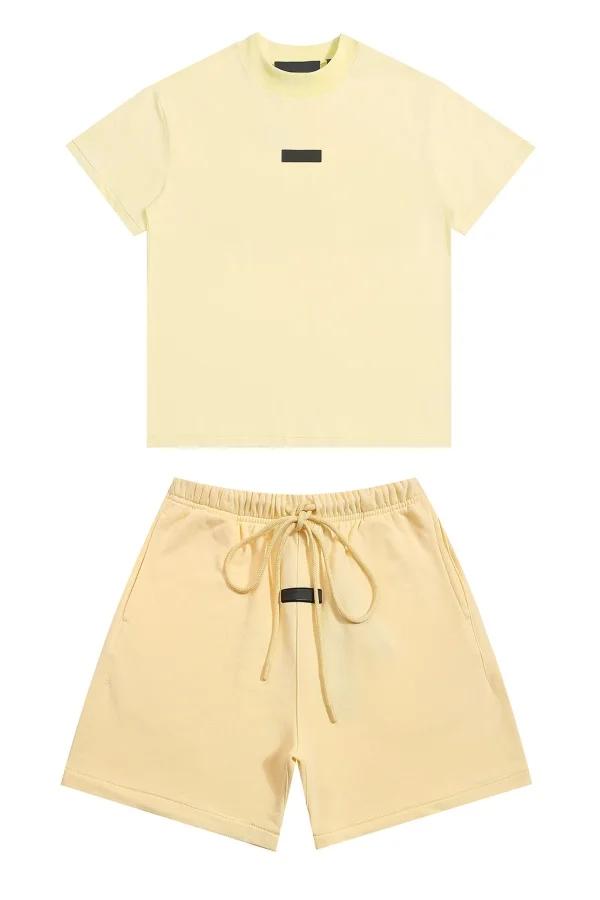Ensemble T-shirt et short tendance pour homme et femme, collection The Garden, nouvelle coloration,