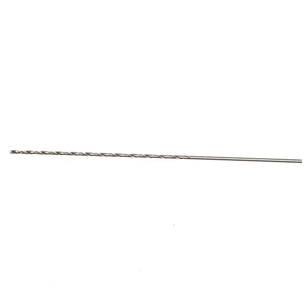 Jeu de forets hélicoïdaux HSS à queue droite extra longs de 2mm/3mm/4mm/5mm/6mm de diamètre, outil é