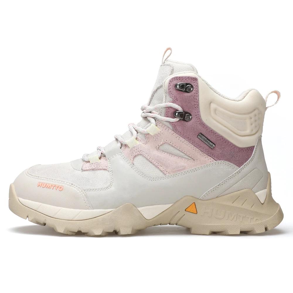 HUMTTO-Chaussures de Randonnée Imperméables pour Femme, Bottes de Luxe de Styliste, Baskets d'Escala