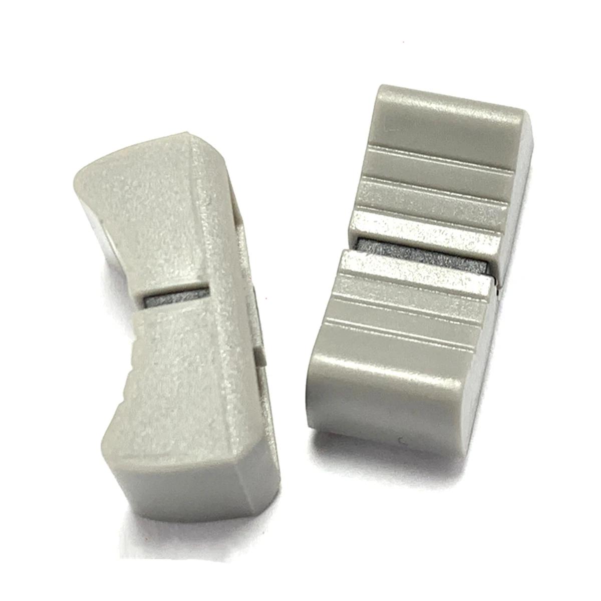 Lèvent de Fader de Remplacement pour Potentiomètre, Bouton Gris, Marque Noire, Console de Centre Com