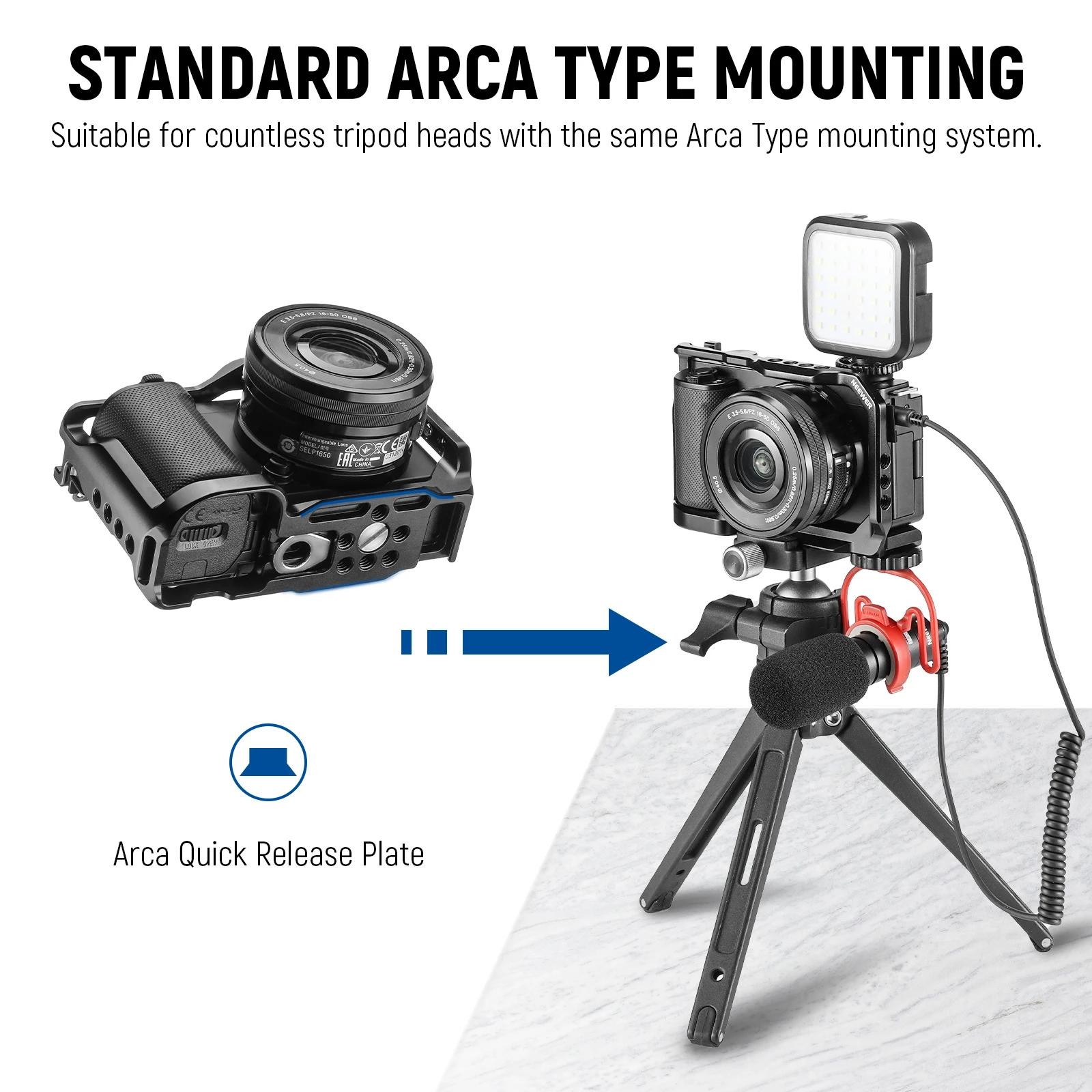 NEEWER Cage de caméra pour Sony ZV-E10 plate-forme de Cage de prise de vue vidéo en aluminium avec p