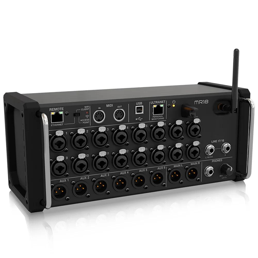 ARI 1:1 MR18 Console d'enregistrement de Studio de mixage numérique professionnel Dj Studio Table de