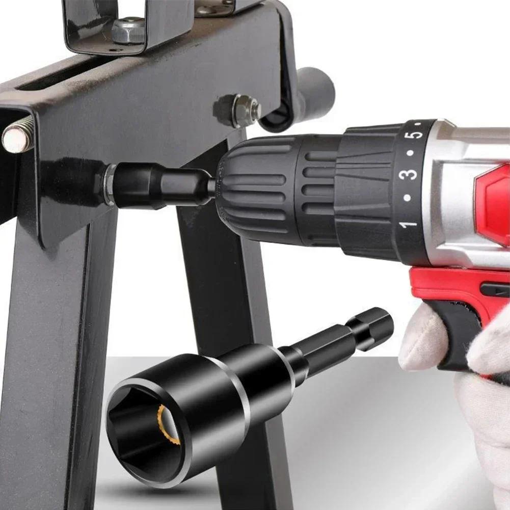 Tournevis à écrou magnétique à douille d'impact 6-19mm, adaptateur de douille profonde, têtes de clé