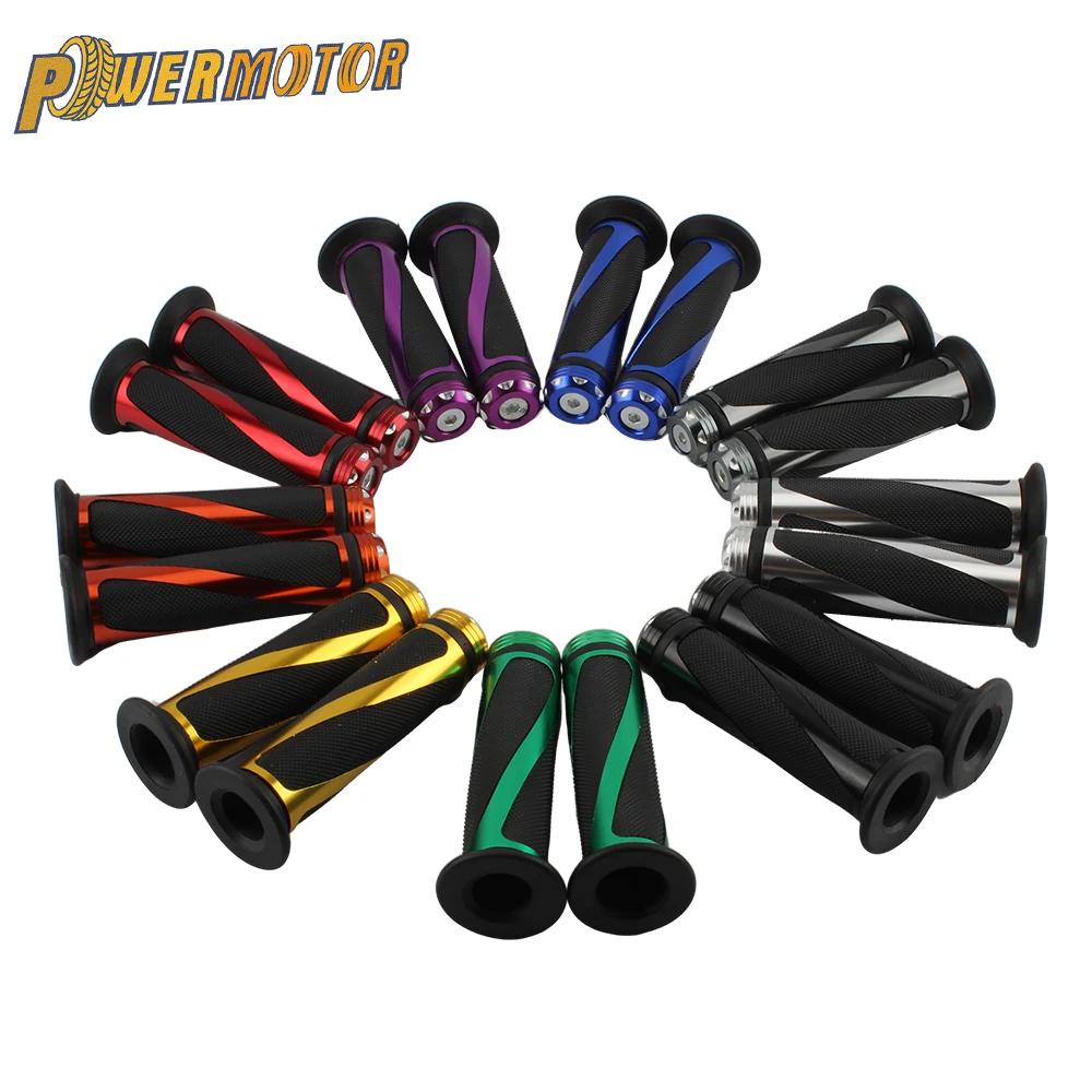 Poignée de moto 7/8 "22mm poignée universelle guidon CNC pour Kawasaki Honda Yamaha Suzuki Benelli D