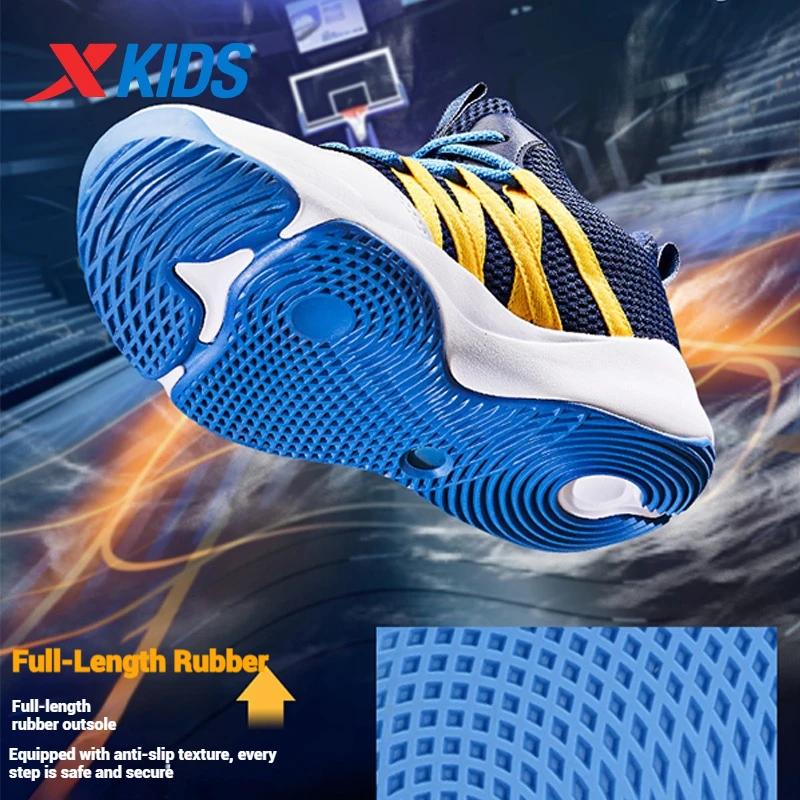Xtep – chaussures de basket-ball pour adolescents, baskets confortables unisexes, antidérapantes, ré