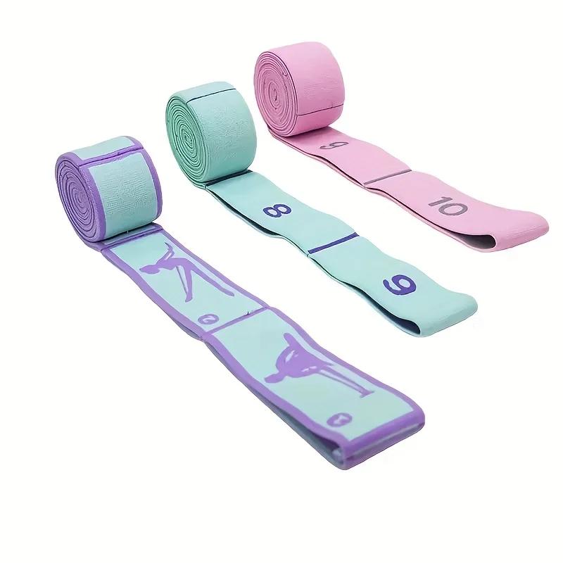 1 pièce, sangle d'étirement de jambe de sangle de Yoga extensible adaptée aux bandes de traction éla