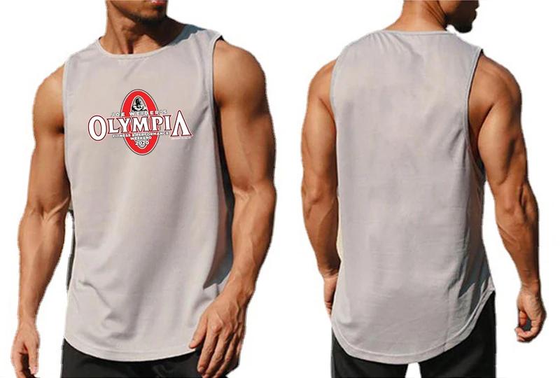 Vêtements de fitness en maille à séchage rapide pour hommes, chemises de musculation, chemise de cou
