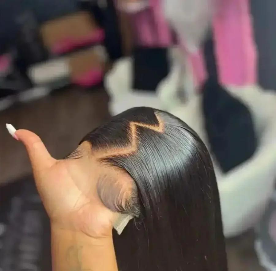 Perruque Lace Closure Wig Remy sans colle, cheveux naturels, pre-plucked, pre-plucked, 4x4 5x5 HD, 3