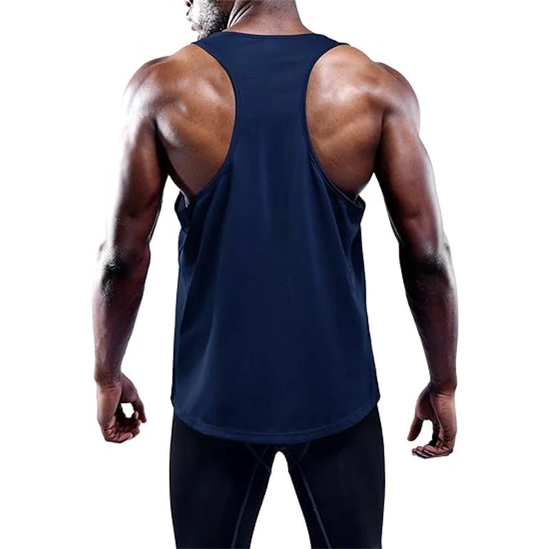 Débardeur de course pour hommes, gilet de Sport d'été, séchage rapide, débardeur d'entraînement, Sin