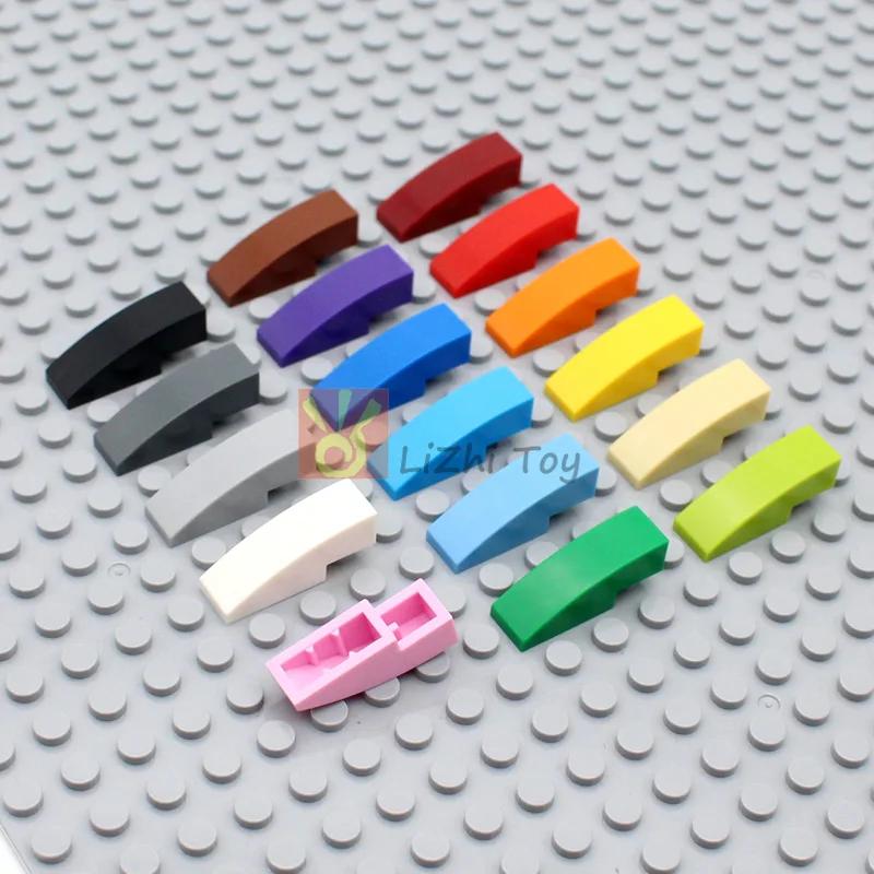 20 pièces MOC Compatible avec l'assemblage de particules 50950 pente incurvée 3x1 blocs de construct