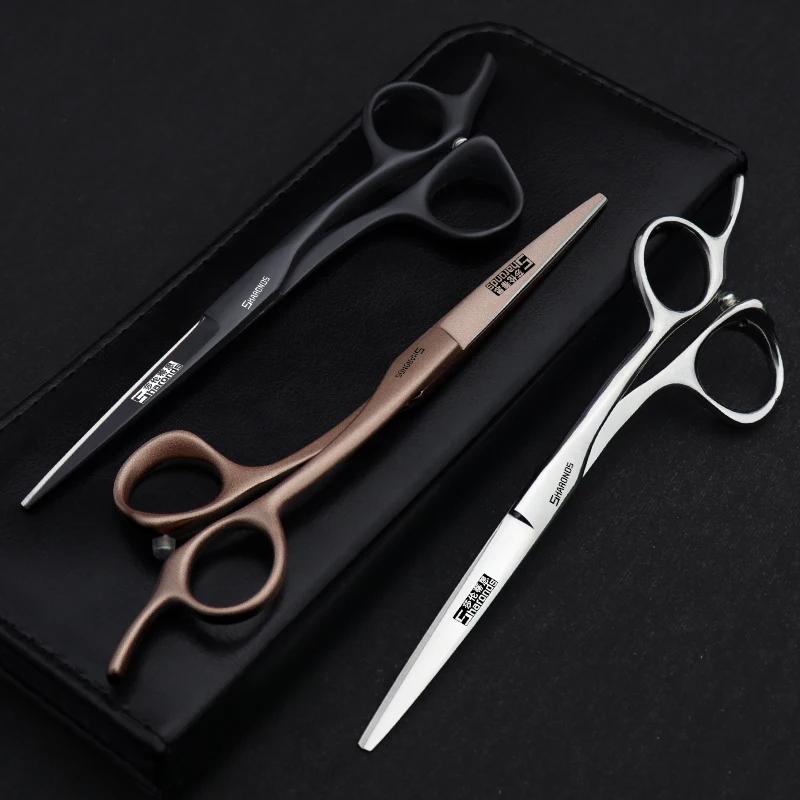 SHARONDS ciseaux professionnels de coiffure 440C barbier en acier japonais tondeuses spécialisées co