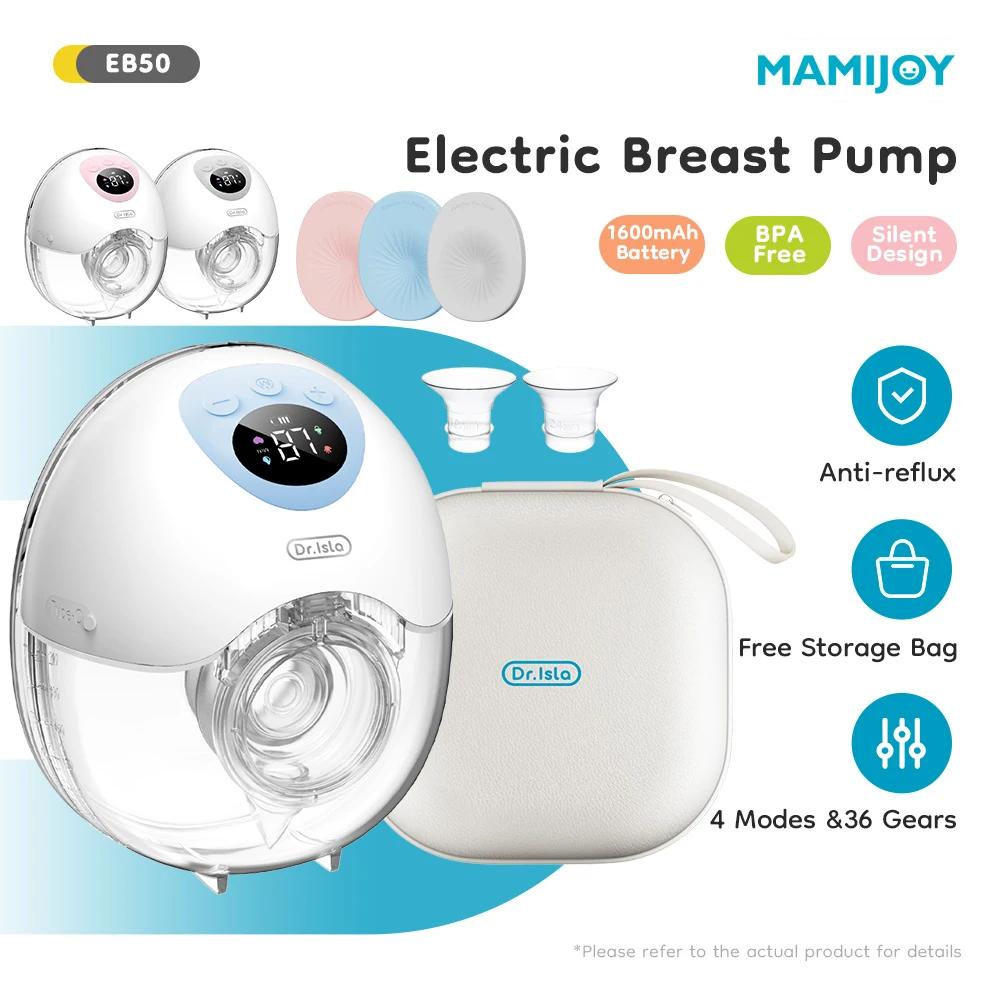 MAMIJOY EB50 tire-lait électrique portable 4 Modes 36 niveaux d'aspiration silencieux mains libres c