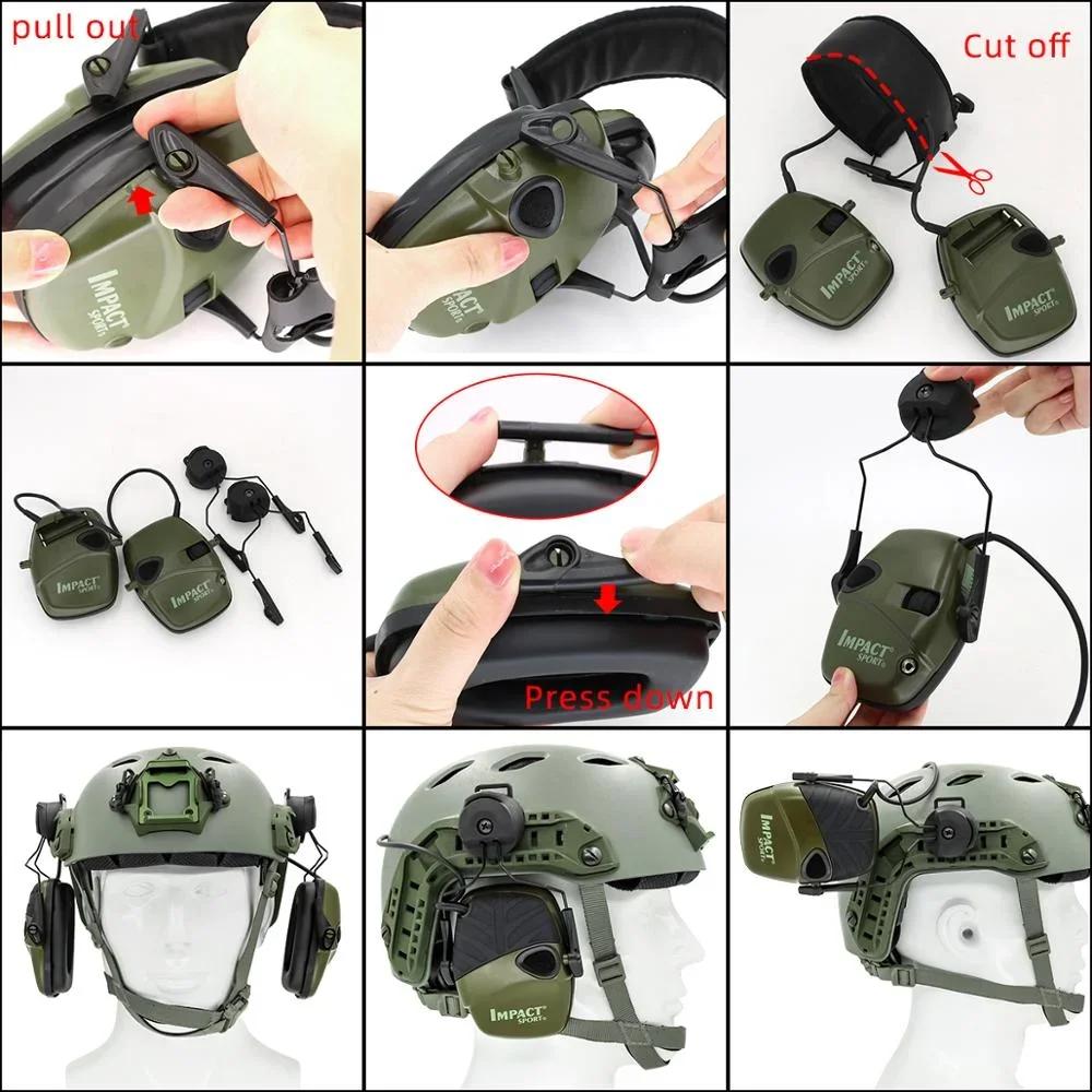 Adaptateur de Rail de casque électronique ARC OPS-CORE, support de casque tactique pour Howard Leigh