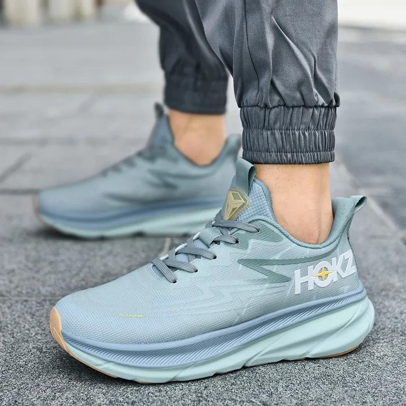 Chaussures running homme amorti - Baskets jogging antidérapantes respirantes tout-terrain luxe