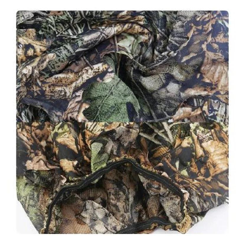 Ghillie Camouflage feuille chapeau 3D masque complet chapeaux turquie Camouflage chasseur accessoire