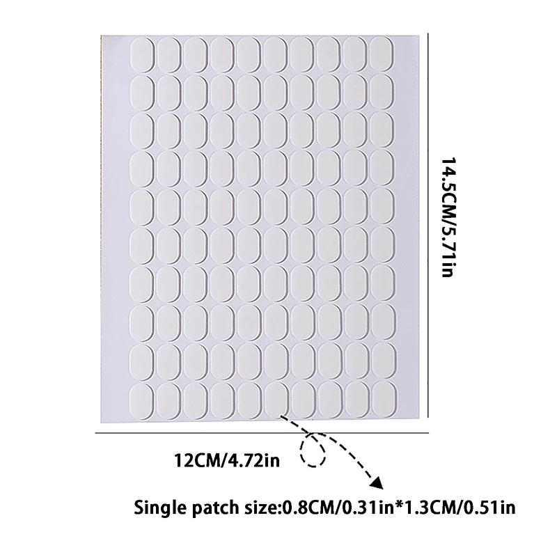 Ruban adhésif Double face Transparent sans trace pour faux ongles, présentoir, outils, bande de manu