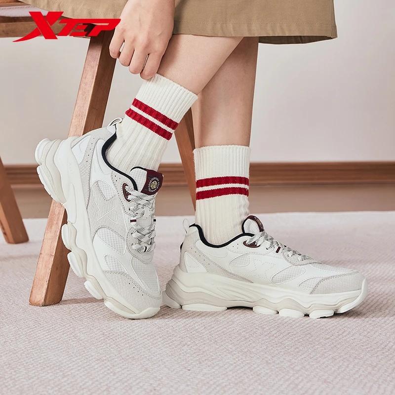 Chaussures de sport décontractées vintage femmes Xtep 2025 - Baskets extérieur semelle optique mode chinoise