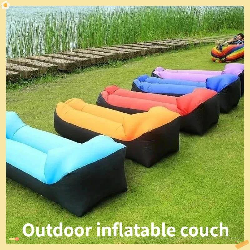 Nouveau canapé gonflable de Camping pliant paresseux chaise longue gonflable extérieure Portable mob