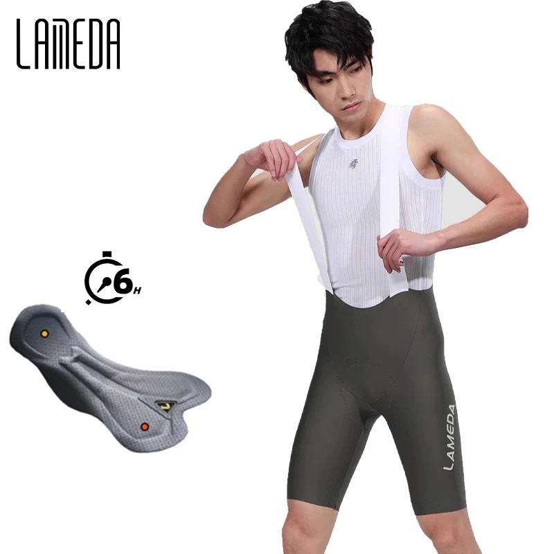 LAMEDA-Bavoirs de cyclisme professionnels pour hommes, collants de vélo de route, pantalons courts d