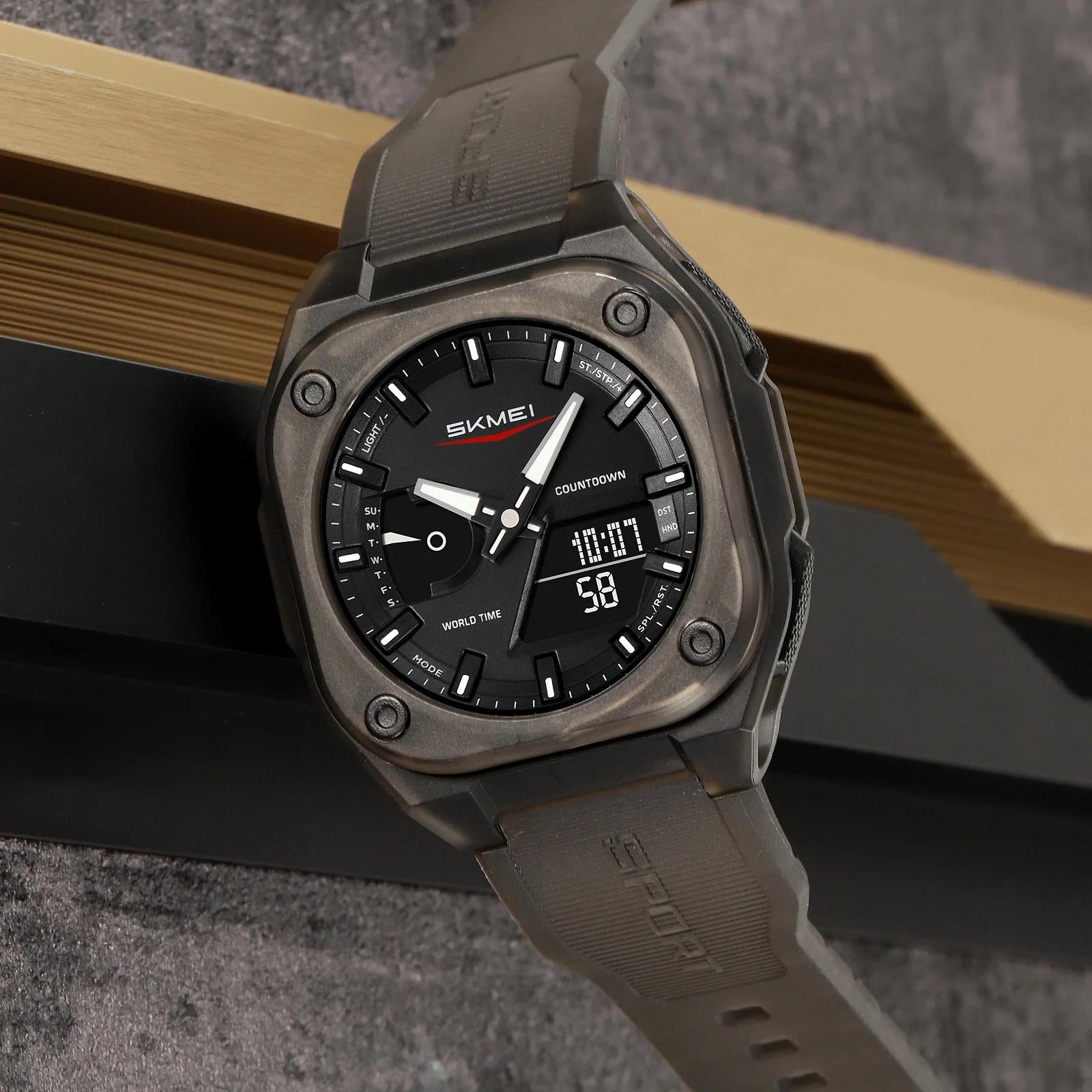 SKMEI affaires montre électronique numérique mode sport montres à Quartz pour hommes femmes étanche