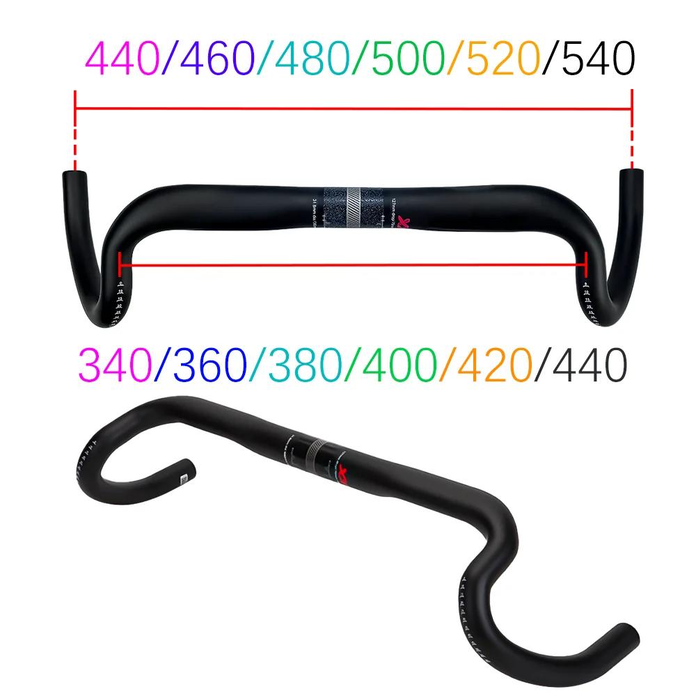 2025 nouveau guidon de gravier de carbone grande barre évasée Cycle cross guidon de vélo de route 38