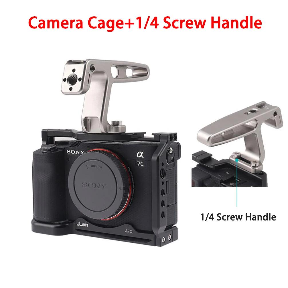JLwin kit de Cage de caméra extension de protection du corps cage complète adapté pour Sony A7C Cage