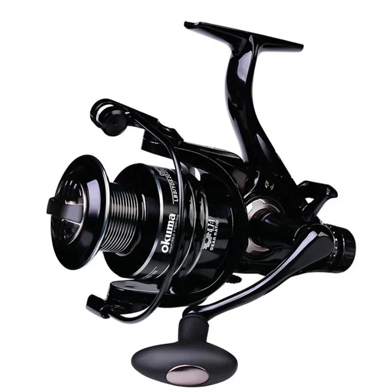 Okuma tout métal fil tasse filature bateau de pêche 5.2:1 4.7:1 tambour rotatif 19KG résistance tamb