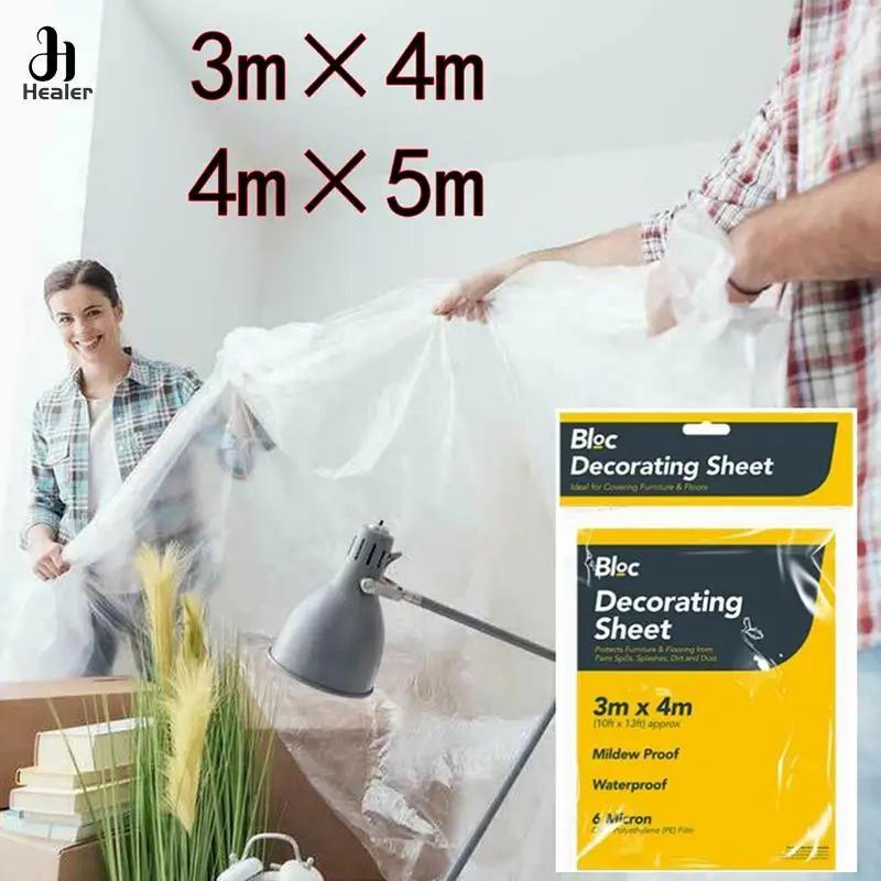 Juste anti-poussière imperméable pour meubles en plastique, housse anti-poussière pour voiture, lit,
