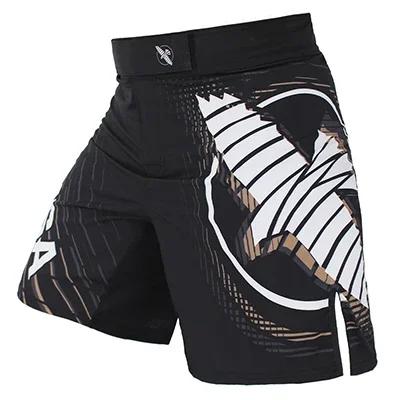 MMA noir dragon aigle sous-titres sport respirant boxe entraînement mma court kickboxing bixong shor