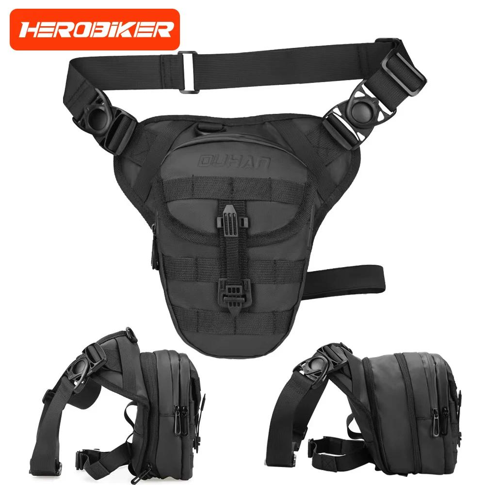 DUHAN multi-fonction moto goutte jambe sac hanche Bum moto sac extérieur taille sac moto équitation