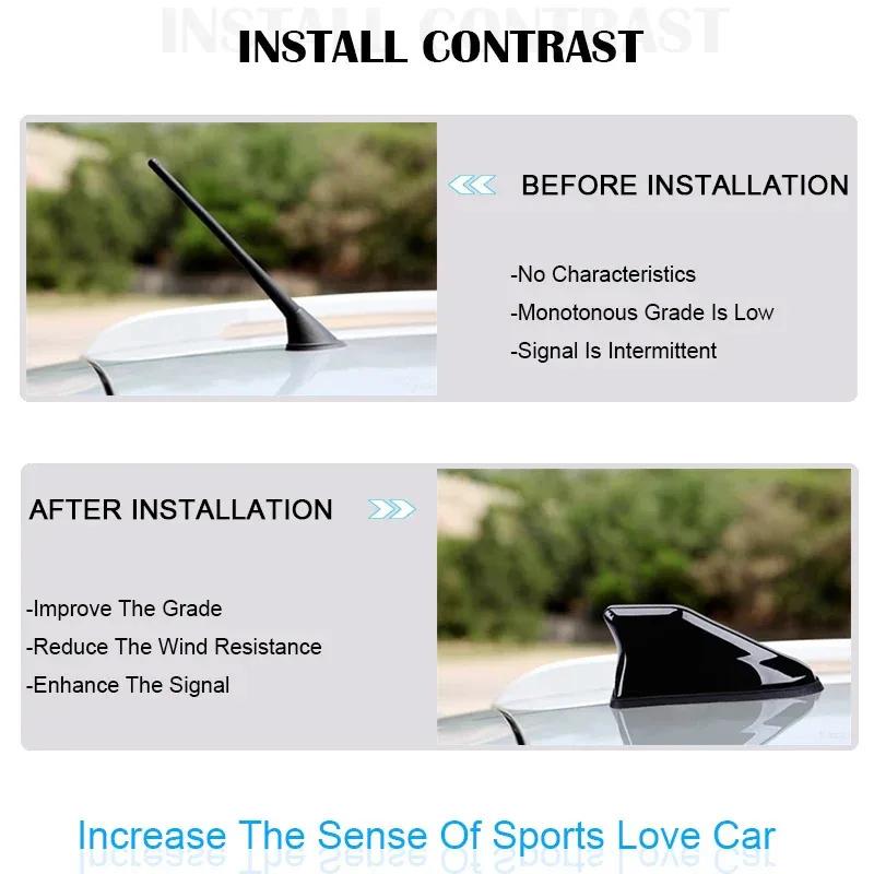 Aileron de toit de voiture étanche, antenne radio requin pour Mini Cooper, Suzuki Swift, Seat Ibiza,