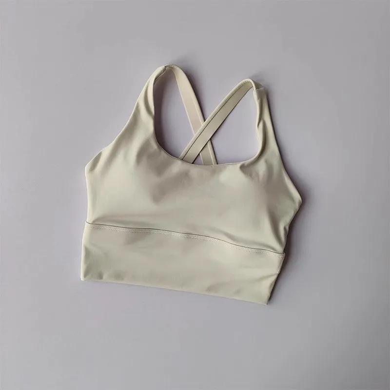 Soutien-gorge de sport tout-en-un résistant aux chocs pour femmes, haute intensité, pour course à pi