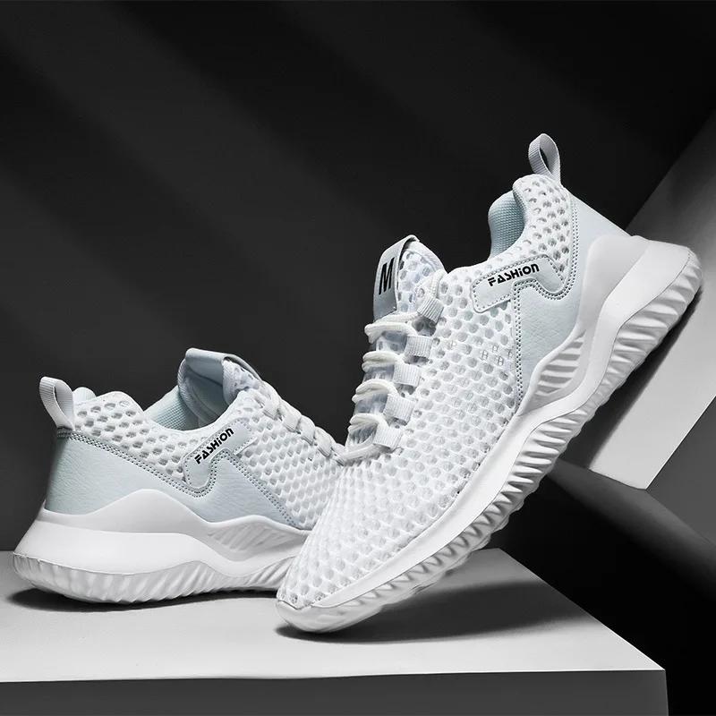 Mocassins d'été 2026 pour hommes - Chaussures respirantes en maille pour marche et course