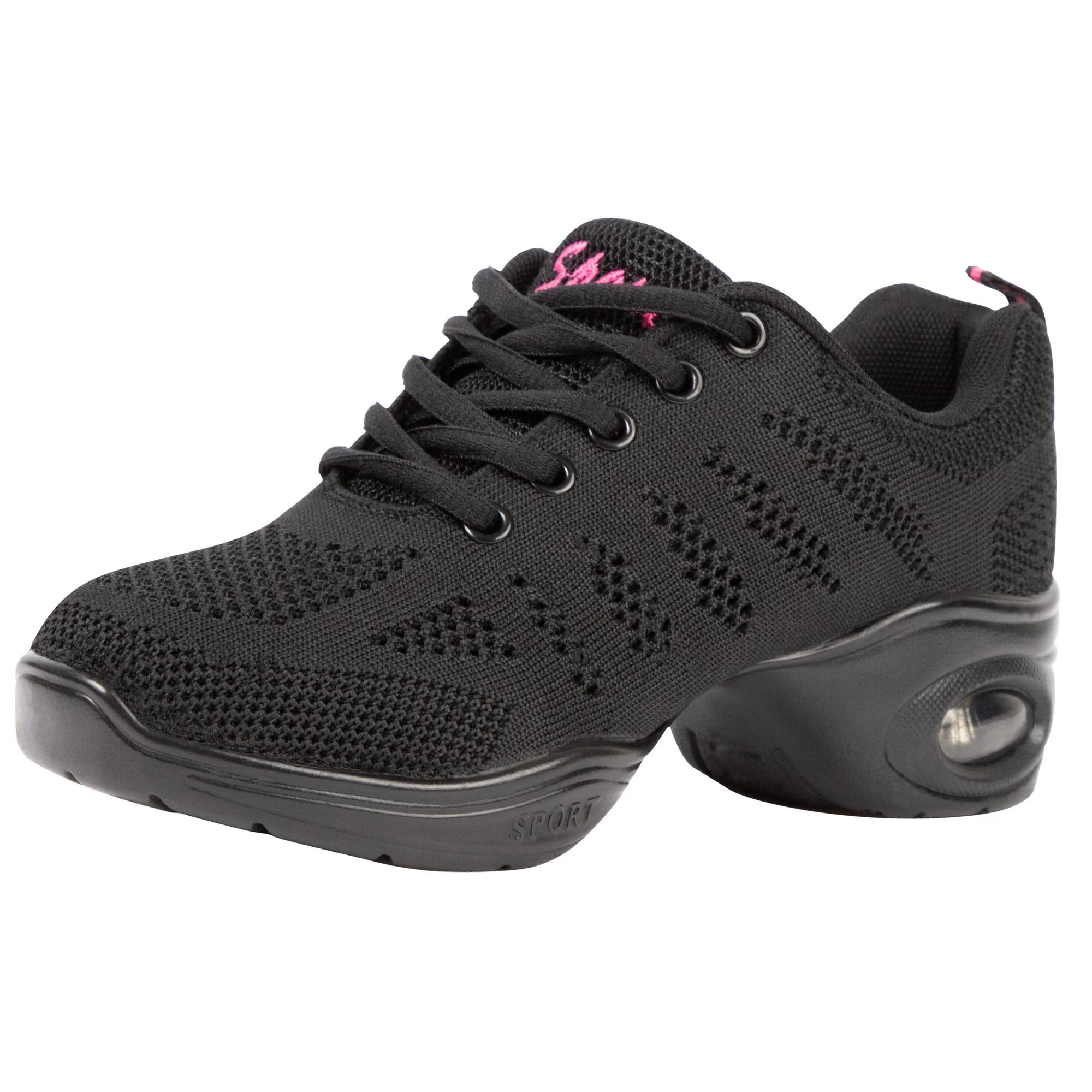 Baskets de danse respirantes femmes semelle fendue coussin d'air chaussures Jazz marche