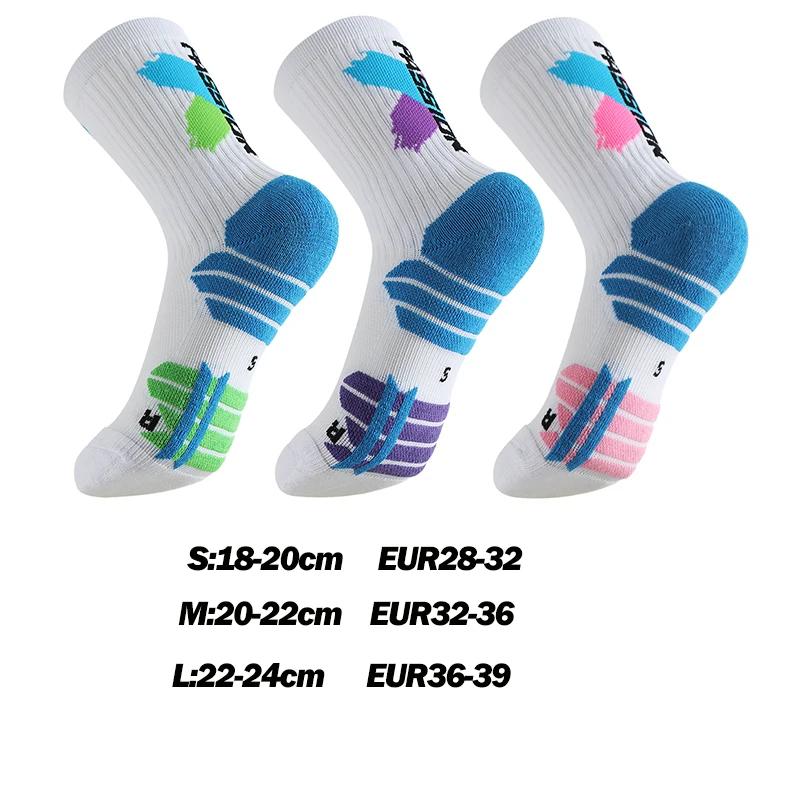 Chaussettes de basket-ball épaisses et respirantes pour enfants, longueur d'équipage, antidérapantes