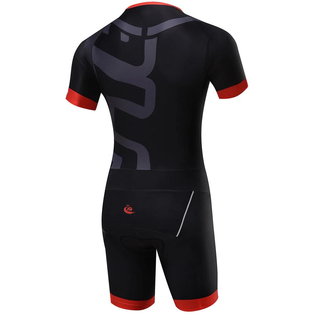 Combinaison de cyclisme noire à fermeture éclair pour homme 2026, combinaison de triathlon, combinai
