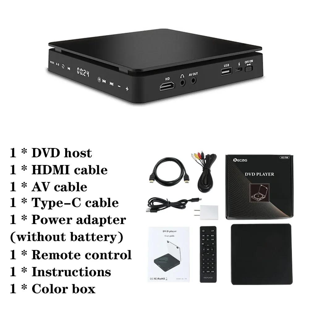 Lecteur DVD pour TV CD VCD HD 1080P lecteurs vidéo prise en charge HDMI connexion AV avec entrée USB