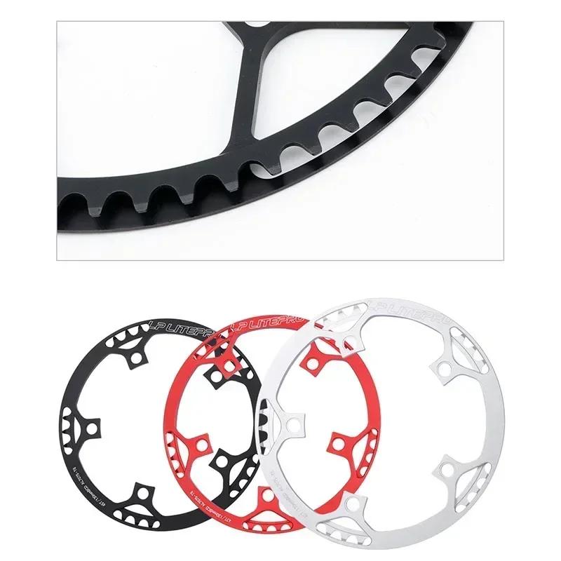 Bielles carrées Litepro pour vélo gravel - Pédalier plateau manivelle 130 BCD 45T à 58T