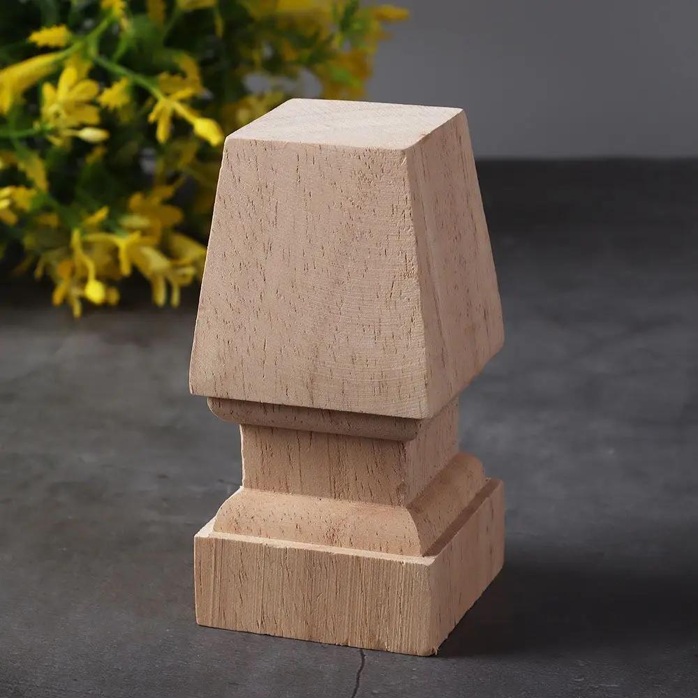 Pieds de meuble en bois naturel, pièces de remplacement pour haut-parleur, armoire, lit, table, boît